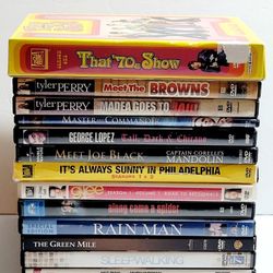 (Lot Of 13) Bundle Assorted DVDs Movies Titles Comedies/Dramas/ Similar Genres All in good condition. 
#1. Glee: Season 1, Volume 1 - Road to Sectiona