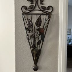 Beautiful Metal Faux “vase”