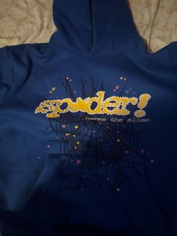 Blue spider hoodie