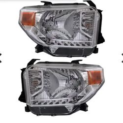 2 Pc 2014-2017 Toyota Tundra Replace halogen headlights assembly