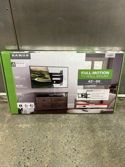 SANUS VuePoint Full-Motion TV Mount for TVs 42"-85" up to 120 lbs