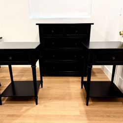 2 Nightstands And Dresser From Crate And Barrel