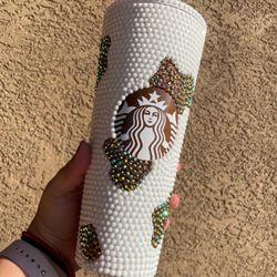 Cow Print Starbucks Tumbler 