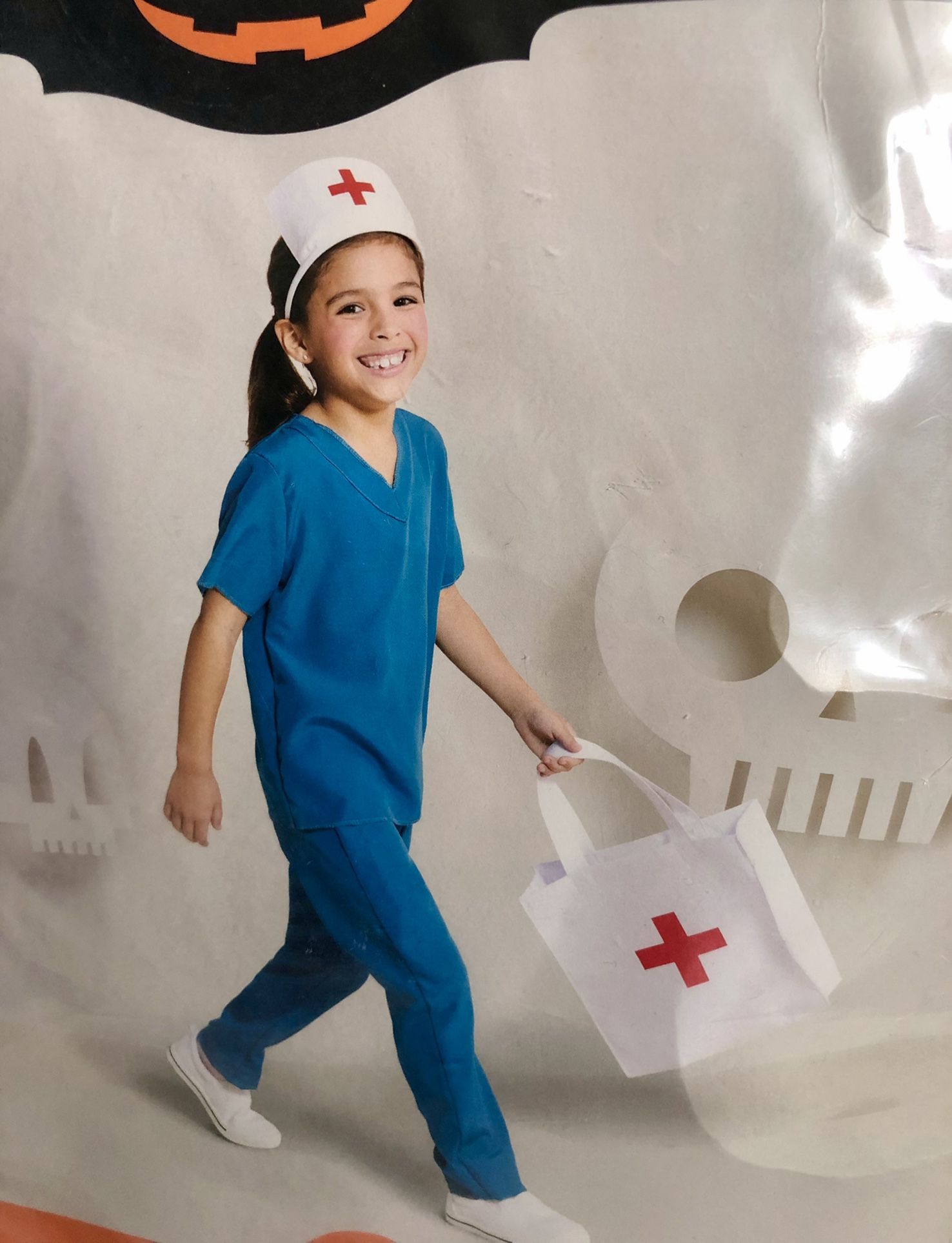 Kids Size 10-12 Nurse Halloween Costume 