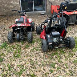 Lawn Mower, Go-Cart And 4 Wheeler 