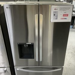 LG Counter-Depth 25.5 cu. ft. 36 in French Door Refrigerator w/Dual Ice Maker