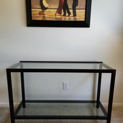 Crate and Barrel Console Table 