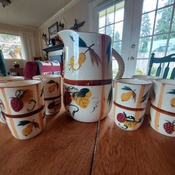 Pitcher And Juice Glasses