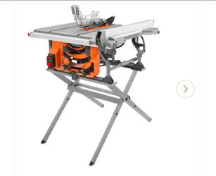 RIDGID
15 Amp 10 in. Portable Corded Jobsite Table Saw with Folding Stand
