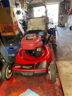 Toro, personal pace, self-propelled rear bag, lawn lawnmower