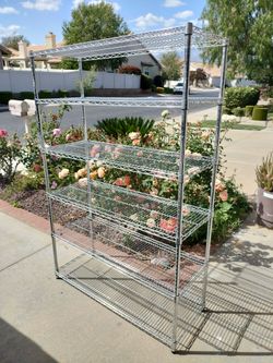 Chrome Metal Rack