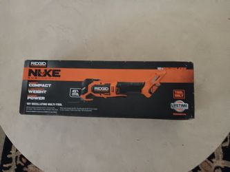Ridgid 18v oscillating multi- tool