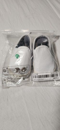 White Canvas Shoes Baby