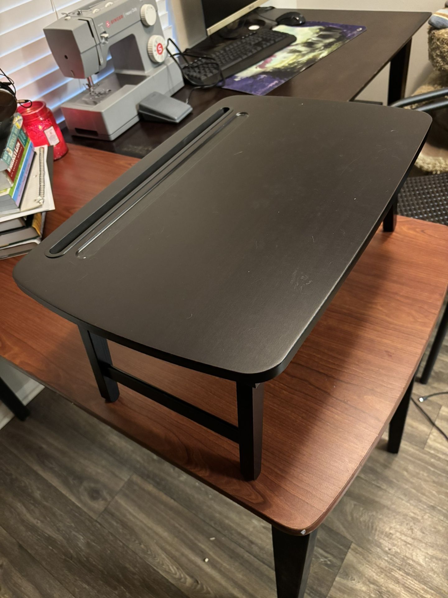 Breakfast in bed table with drawer!