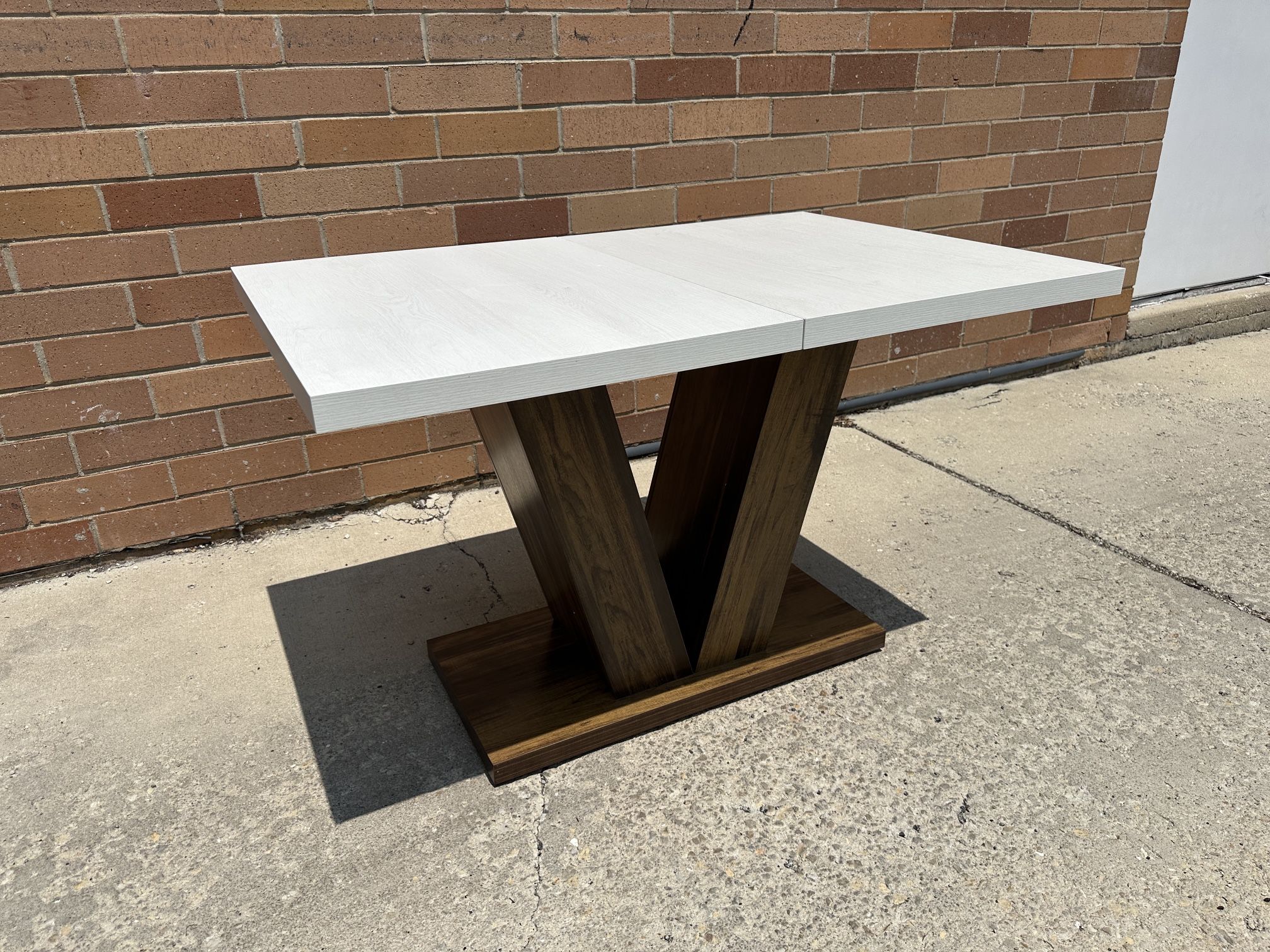 Farmhouse-Style Wood Dining table