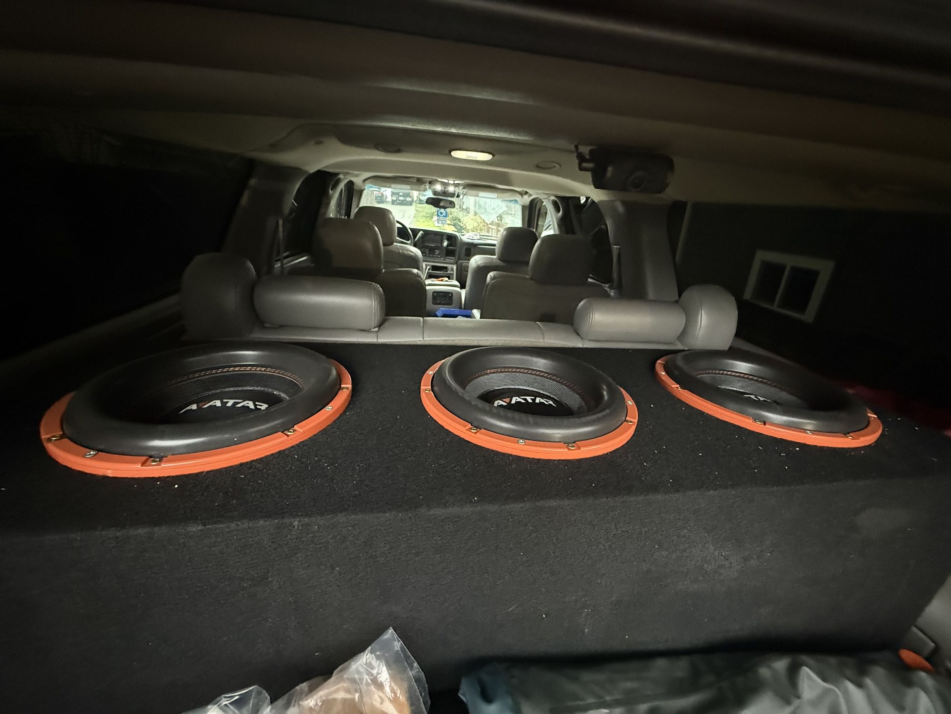 3 Deaf Bonce Avatar 12” Subs In A Custom Ported Box