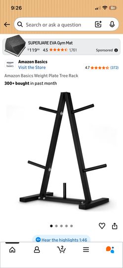 NEW Weight Plate Tree Rack – CHEAPER THAN AMAZON