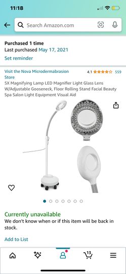 magnifying lamp