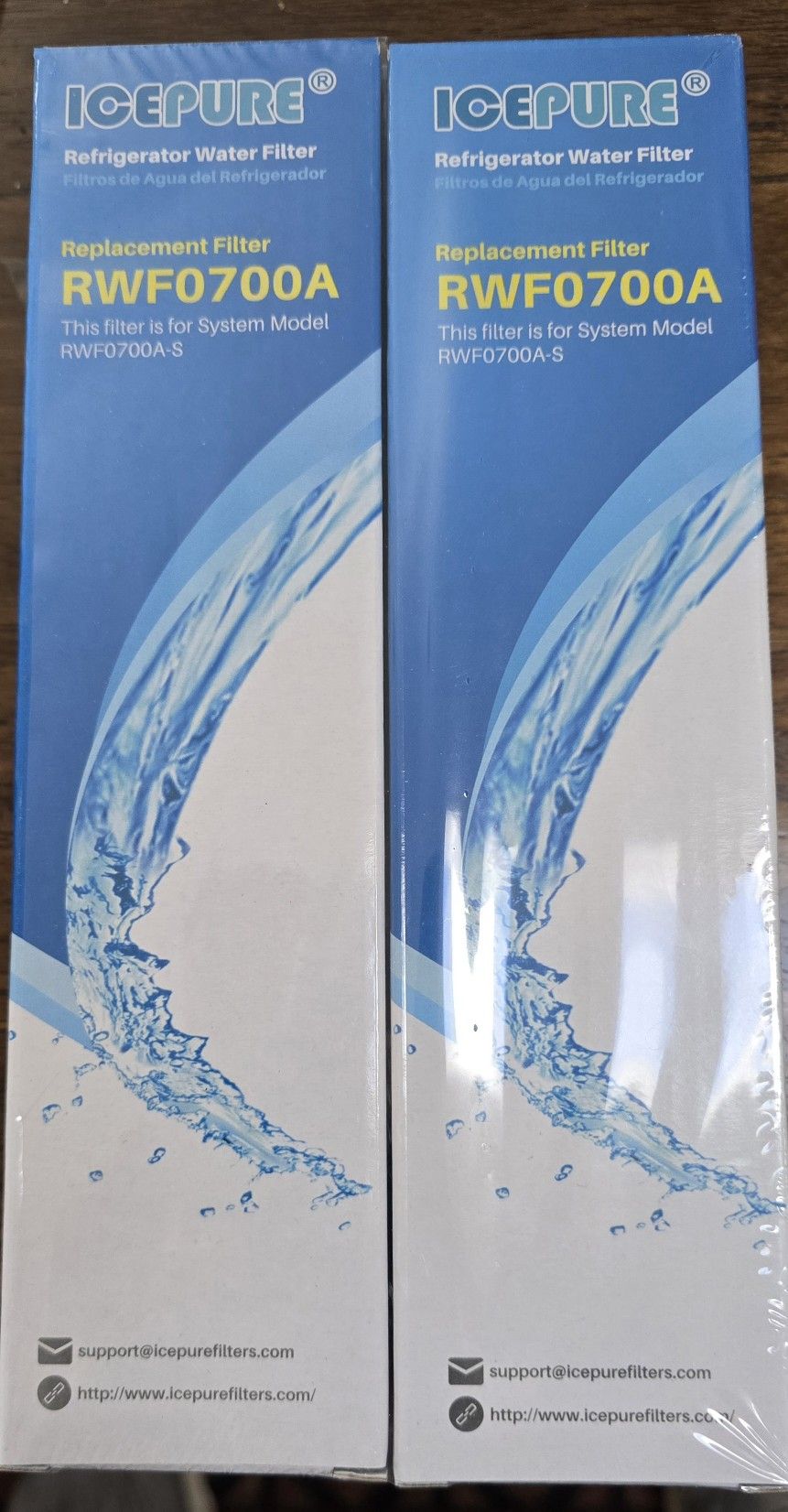 2 Refrigerator Water Filters