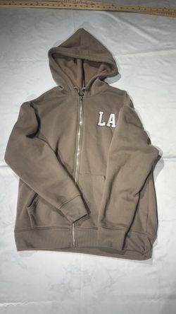 LA Zip-Up Hoodie Sweatshirt