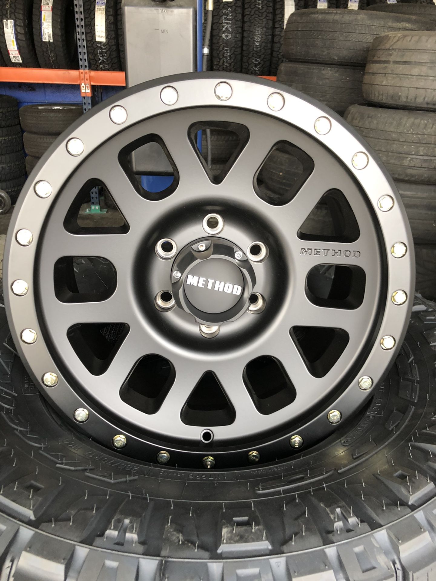 Method mr309 wheels with nitro ridge grappler 285/70/17 4runner