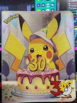 30th Anniversary custom 1of1 Pokemon binder