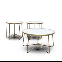 Coffee Table And 2 End Table 