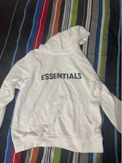 Men’s White Essentials Hoodie Size M
