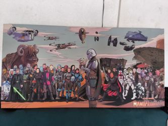 Star wars picture frame and map