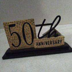 50th Anniversary Shelf Plaque