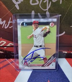 Angels Jack Kochanowicz 1st Bowman Base Autograph Card