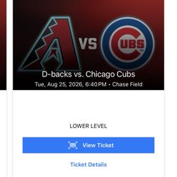 Cubs Vs Dbacks Tonight 8/25 