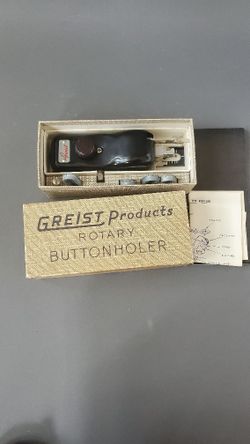 Geist vintage buttonholer