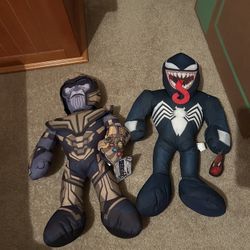 Venom And Thanos Plushes