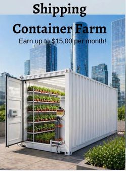 TURNKEY 20-FT SOLAR-POWERED MICROGREENS FARM — $37,000