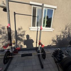CAP Barbell Squat Rack w/ CAP 2” Olympic Barbell