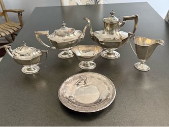 *Nice* 67 Ounces Sterling Silver / Vintage 6 Piece Tea Set
