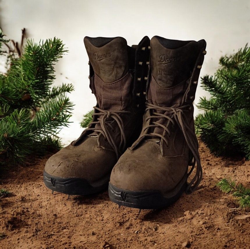 Danner Pronghorn Calk Logging Boots US Size 10