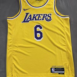 LA Lakers Lebron James Nike Jersey