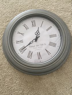 Beautiful Grey Wall clock 