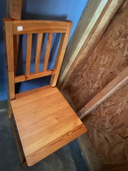 Wood chair