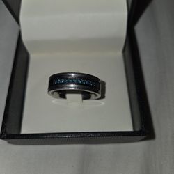 Men's BLUE DIAMOND RING