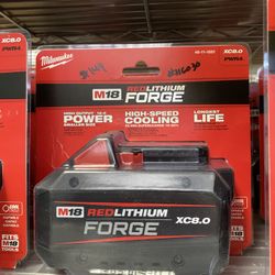 Milwuakee M18 Forge Xc 8.0 Battery 