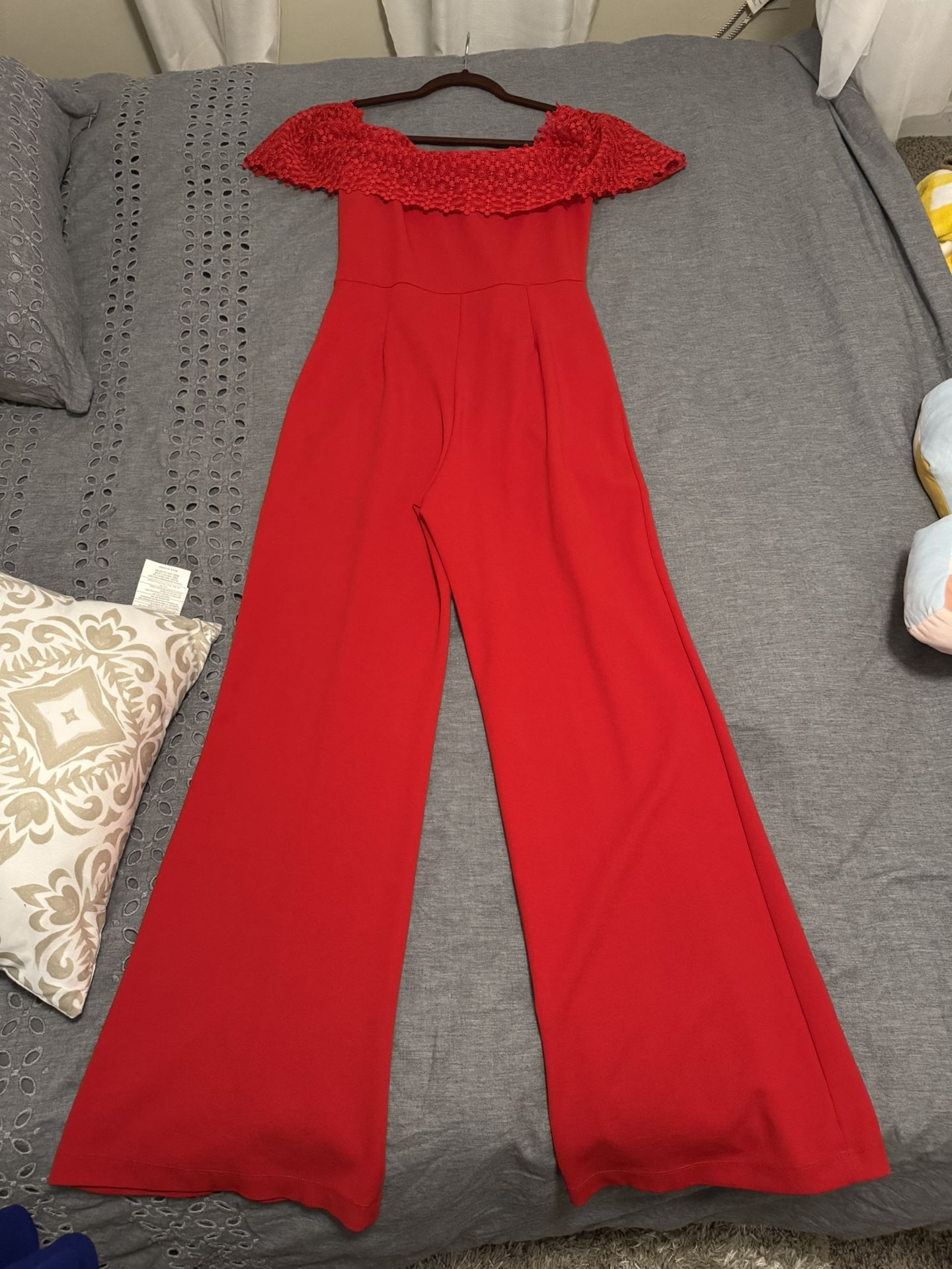 Red Dressy Romper