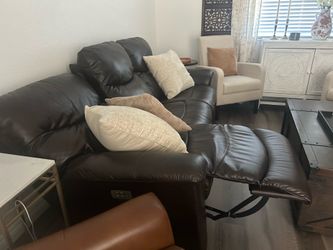 Lazy Boy Leather couch recliner