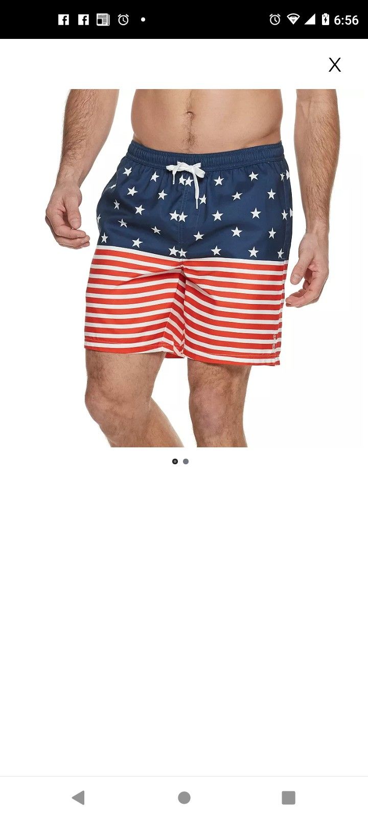 Patriotic Swim Trunks