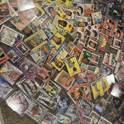 Huge Sports Card Lot Baseball Basketball Autos Short Print Numbered Topps Chrome 00s 90s 80s 70s 60s 50s Jordan Bird Brady Kelce Griffey Mantle