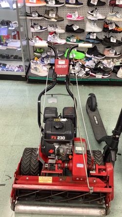 Tri cut gas lawn mower