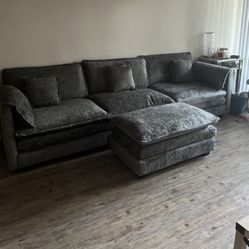 Comfy Grey Couch 