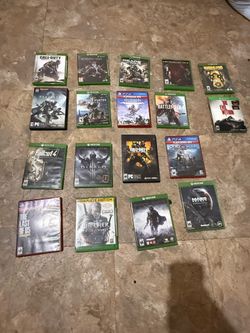 Sell some Xbox one n ps4 games
